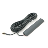 Внутренняя GSM/WIFI антенна 3G/4G/LTE WiFi, 850-990/1710-2700MHz 5dBi, 3М скотч, 5 метров кабеля, кабельный ввод Разъем SMA Male