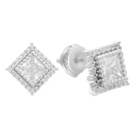 Серебряные серьги CatalogSilver с фианитами (2181194)