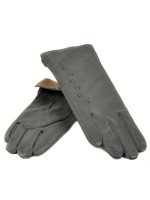 PODIUM Перчатка Женская кожа (Ш) F23 мод6 сер st33 Распродажа