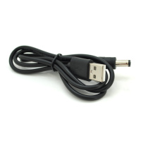 Кабель для планшета USB2.0(M)=> 5.5/2.1mm(M), 0,7м, Black, OEM