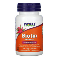 NOW Biotin 1000 mcg 100 капсул