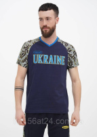 Футболка Bosco Sport ua  черная c Украиной впереди