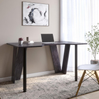 Компьютерный стол LION Квест Бетон темный (LION-041164) ТОП