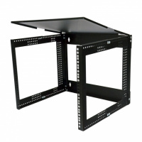 Кронштейн настенный 19« 9U, глубина. 280…480мм, черный