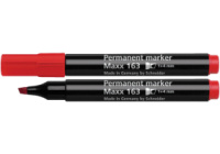 Маркер перманентний (спиртовий) SCHNEIDER MAXX 163 1-4 мм, червоний