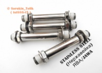 Держатели указателей поворотов (комплект) ЯВА/JAWA 638/634 НЕРЖАВЕЙКА ( stainless steel )