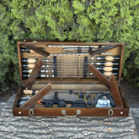 Подарочный набор Mzavod Пикник кейс-столик темный