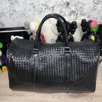 Саквояж Bottega Veneta Large Duffel Bag In Nero Intrecciato VN