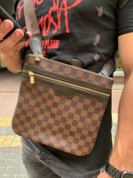 Сумка мессенджер Louis Vuitton Messenger Pochette Bosphore Damier Ebene