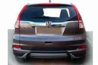 Задняя дуга AK007 Black (2016-2019, нержавейка) для Honda CRV