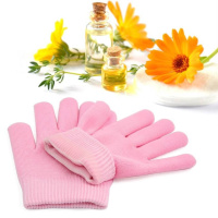 Косметические увлажняющие гелевые перчатки Spa Gel Gloves с пропиткой маслом жожоба, экстрактом алоэ вера и витамином Е ∙ SPA перчатки для ухода и...