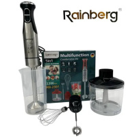 Блендер 5в1 Rainberg RB-2307 многофункциональный погружной и стационарный Black
