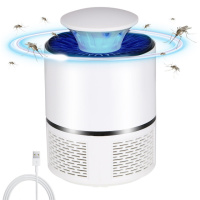 Лампа пастка знищувач комарів комах Nova Mosquito Killer Lamp White