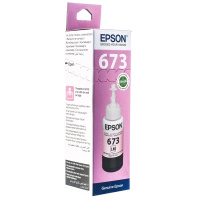 Контейнер с чернилами Epson 673 light magenta 70мл L800/1800 (C13T67364A)