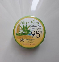 Успокаивающий гель с Алоэ Вера, Золотом и Коллагеном Aloe Vera 98% + Collagen Gold Soothing Gel 300г