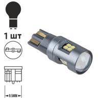 Лампа диодная T-10 -16SMD-2016 линза 12-30V  10845