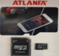 Карта пам'яті 8Gb ATLANFA microSDHC class 10 (adapter SD)