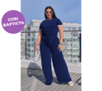 Літній жіночий костюм із жатки «Oasis» оптом | Батал | Розпродаж моделі