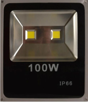 Світлодіодний прожектор LEMANSO 100w 6500K 6500LM 2LED сірий / LMP2-100