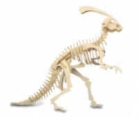 Деревянный 3D пазл -динозавр Паразауролоф