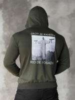 Худі maklin посадка олива ВТ5066