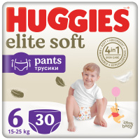 Подгузники Huggies Elite Soft 6 (15-25 кг) Mega 30 шт (5029053582436)