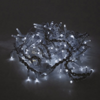 Гирлянда 120LED Дождь (White), 1 режим, 3*0.5метра, белая изоляция, BOX