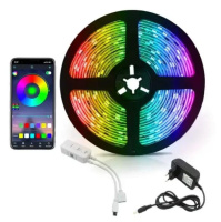 Светодиодная лента LED RGB USB APP SF-2 самоклеющаяся 5 м с пультом ДУ на 300 диодов