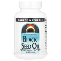 Олія чорного кмину, Black Seed Oil, Source Naturals, 120 гелевих капсул