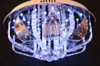 Галогенная  люстра с хрусталя SVLIGHT десятиламповая 98669/10 хром