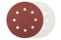 Круг шлифовальный на липучке Mastertool 125мм x Р40 x 8 отверстий (5шт) (08-2504-H)