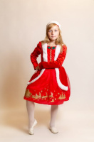 Костюм Помощница Санты, Герда, Мисс Санта, Эльф для девочки