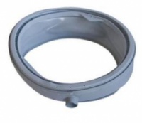 Резина (Манжета) люка для стиральной машины. Ariston/ Indesit 056743. C00056743  с ручкой и заготовкой под хвостик