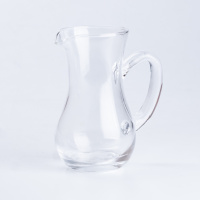 Глек із товстого скла фігурний 300 мл, прозорий