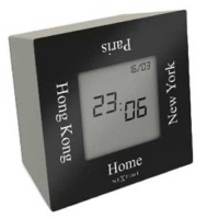 Годинник настільний «Turn4time», чорний 7,4х7,4 см