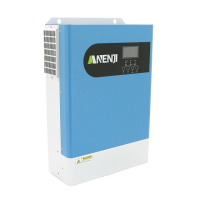 Гибридный инвертор ANENJI ANJ-HHP-II-6.2KP-WIFI, 6200W, 48V, charge 80A(max), 170-280V, МРРТ60-500VDC, RS485. RS232, WiFi,  450x300x130mm, 12 kg, Q1