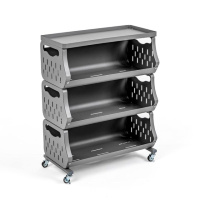 Стеллаж универсальный для хранения трехъярусный 60х30х77см SW-00002259