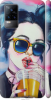 Чехол на Vivo • Арт-девушка в очках 3994m-2375
