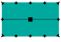 Тент Tramp 4X6, TRT-102.04  зеленый (TRT-102.04)