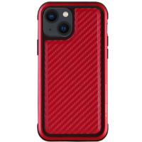 Чохол для iPhone 13 PC+TPU+Metal K-DOO MARS Series (Carbon Red) - купити в SmartEra.ua