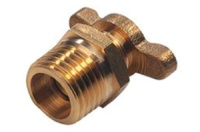 Клапан зливний для компресорів Intertool 1/4« баранчик (PT-5021)