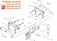 Тягово-сцепное устройство (фаркоп) Nissan Note (2006-2013)