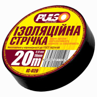 Ізострічка PVC 20м чорна (ІС 20Ч)