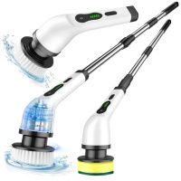 Електрична щітка RESTEQ JY-6010 для прибирання будинку та автомобіля, 7 насадок, IPX6