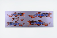 Наклейки (набор) LEADER (48х16см, серые) EVO