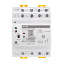 Автомат введення резерву з автоматичним перемиканням на 3 фази Geya G2R-63, 4 полюси, 63 Ампера, DIN