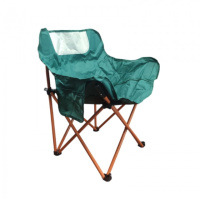 Складной туристический стул со стальным каркасом 44х44х70 см Зеленый