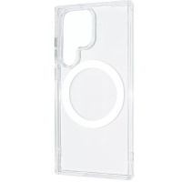 Чохол WAVE Clear Case (PC+TPU) with Magnetic Ring для Samsung S24 Ultra S928 Прозорий