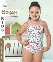 Комплект для дівчинки майка + трусики - Зображення літа 9-10 років