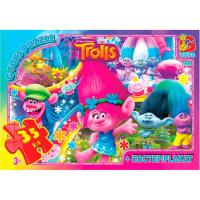 Пазлы детские «Тролли» TR0077, 35 элементов